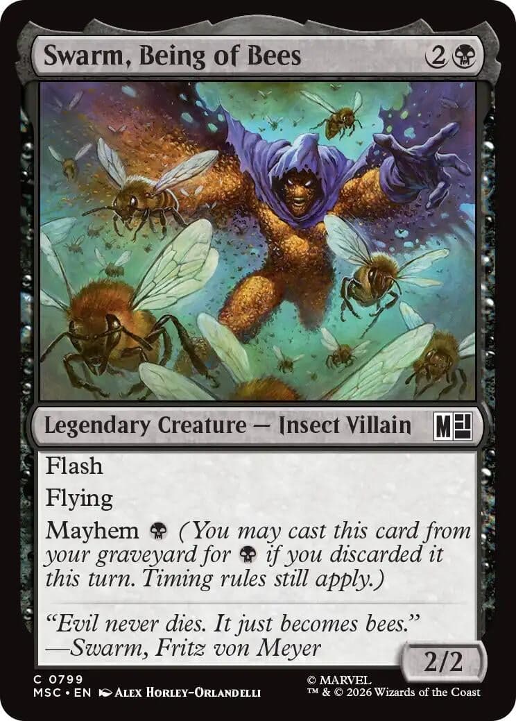 Swarm, Being of Bees (799) (Commander: Marvel Super Heroes) (MSC)