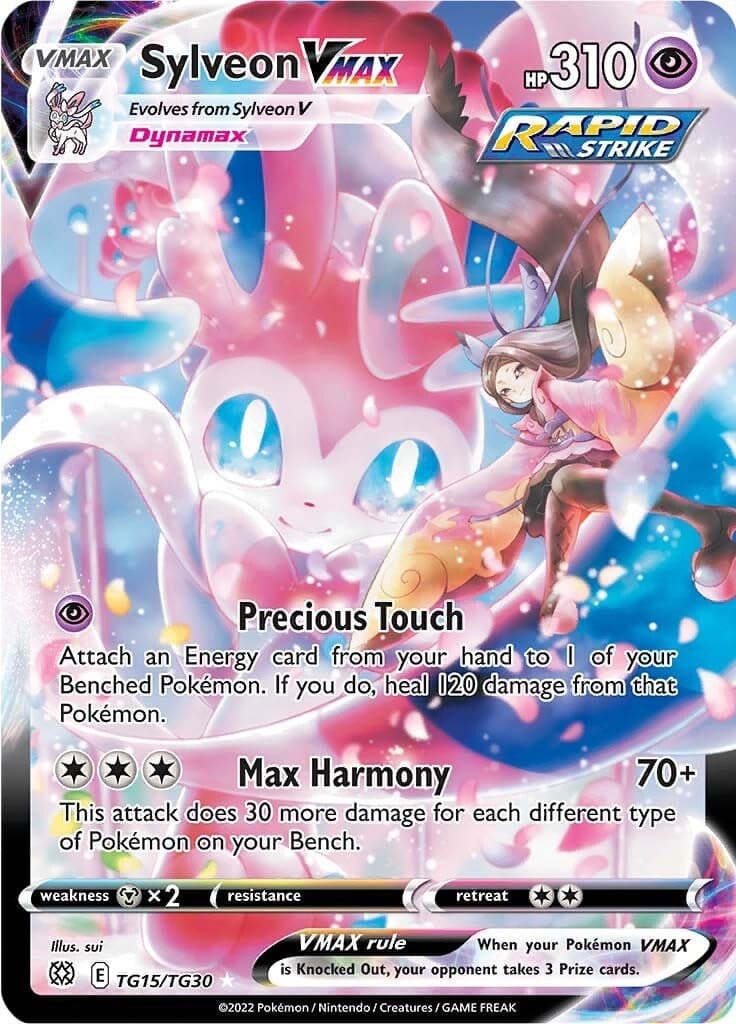 Sylveon VMAX (TG15/TG30) (SWSH09: Brilliant Stars Trainer Gallery)