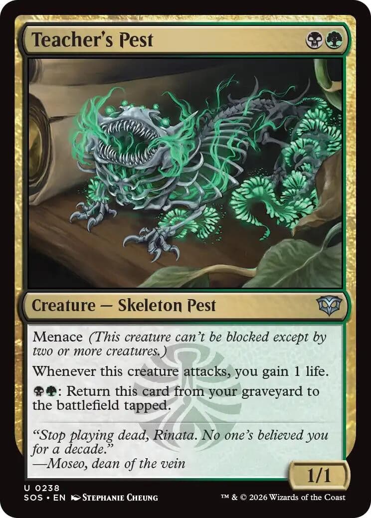 Teacher's Pest (238) (Foil) (Secrets of Strixhaven)