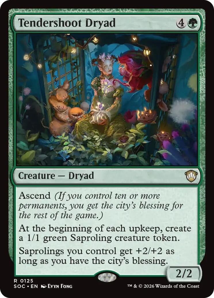 Tendershoot Dryad (125) (Commander: Secrets of Strixhaven)