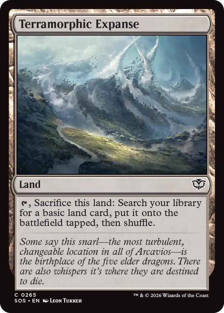 Terramorphic Expanse (265) (Foil) (Secrets of Strixhaven)