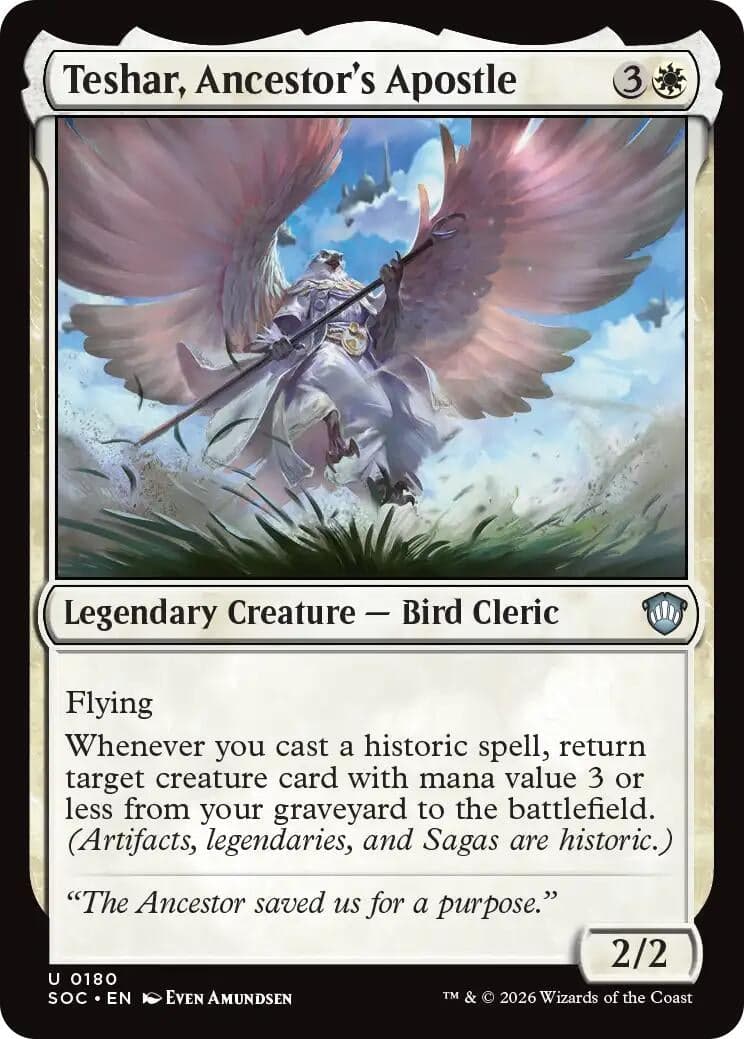 Teshar, Ancestor's Apostle (180) (Commander: Secrets of Strixhaven)