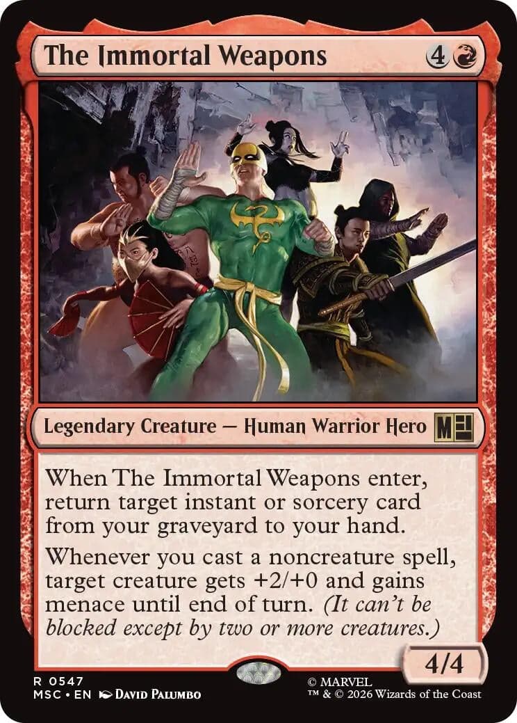 The Immortal Weapons (547) (Commander: Marvel Super Heroes) (MSC)