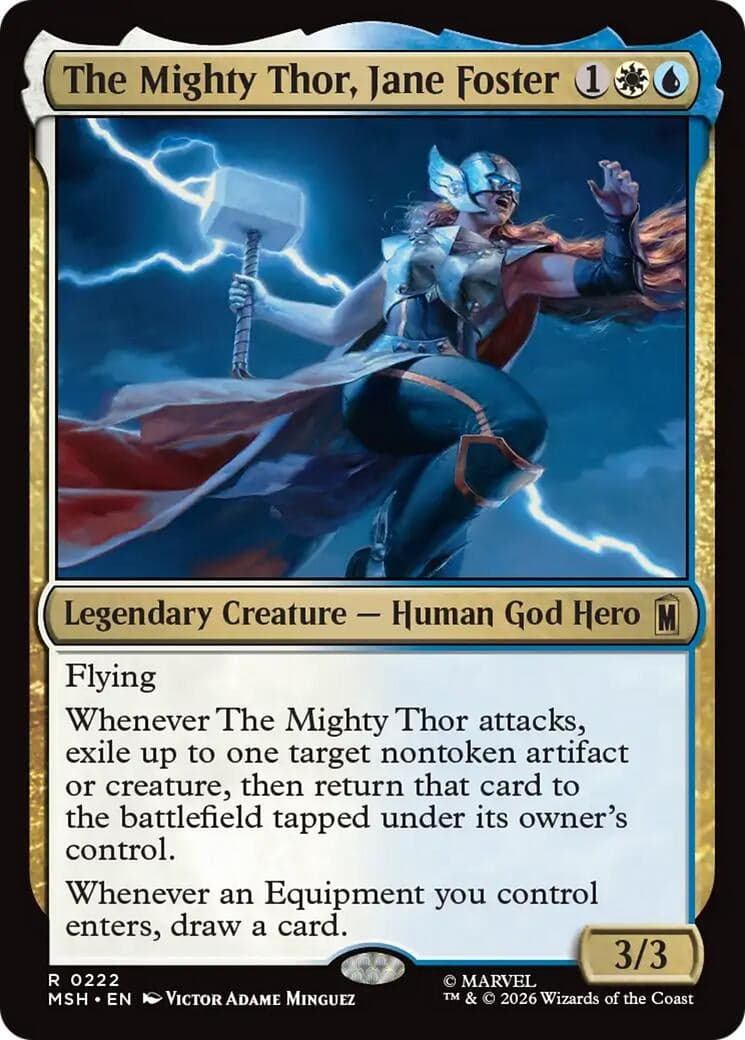 The Mighty Thor, Jane Foster (222) (Foil) (Marvel Super Heroes) (MSH)