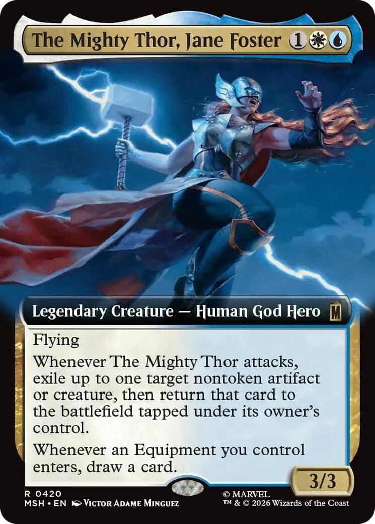 The Mighty Thor, Jane Foster (Extended Art) (420) (Marvel Super Heroes) (MSH)