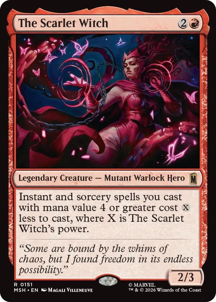 The Scarlet Witch (151) (Foil) (Marvel Super Heroes) (MSH)