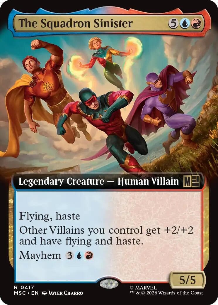 The Squadron Sinister (Extended Art) (417) (Commander: Marvel Super Heroes) (MSC)