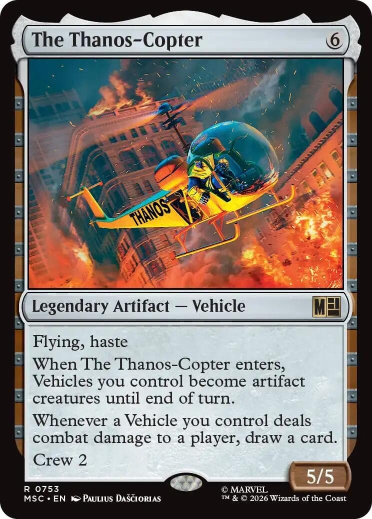 The Thanos-Copter (753) (Commander: Marvel Super Heroes) (MSC)