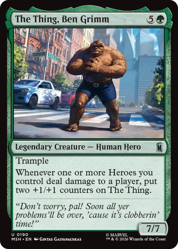 The Thing, Ben Grimm (190) (Marvel Super Heroes) (MSH)