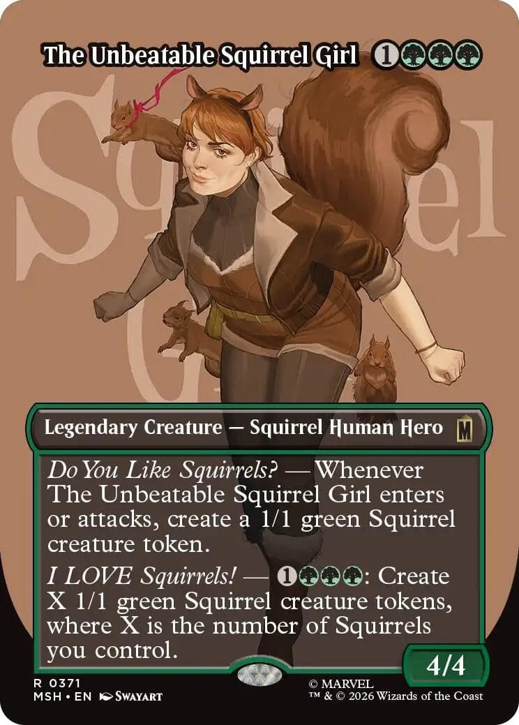 The Unbeatable Squirrel Girl (Borderless) (371) (Marvel Super Heroes) (MSH)