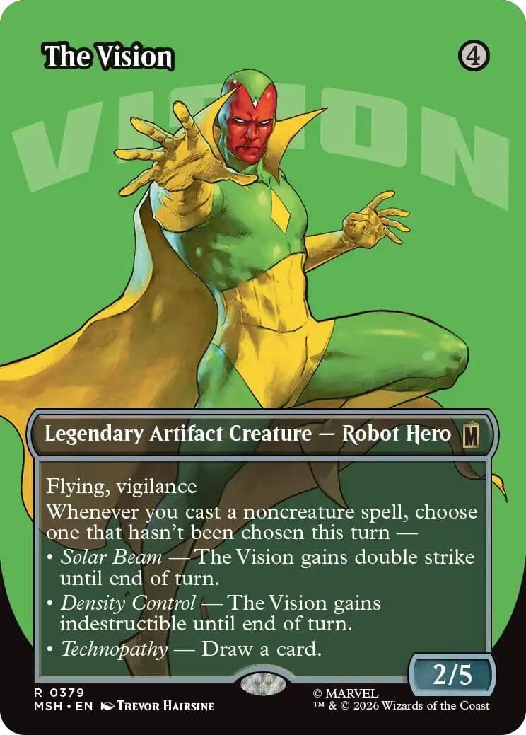 The Vision (Borderless) (379) (Marvel Super Heroes) (MSH)