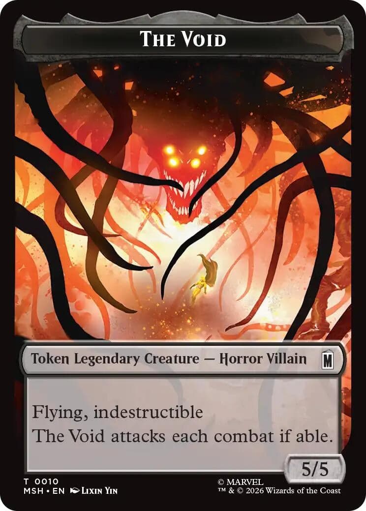 The Void // Squirrel Double-Sided Token (010/014) (Foil) (Marvel Super Heroes) (MSH)