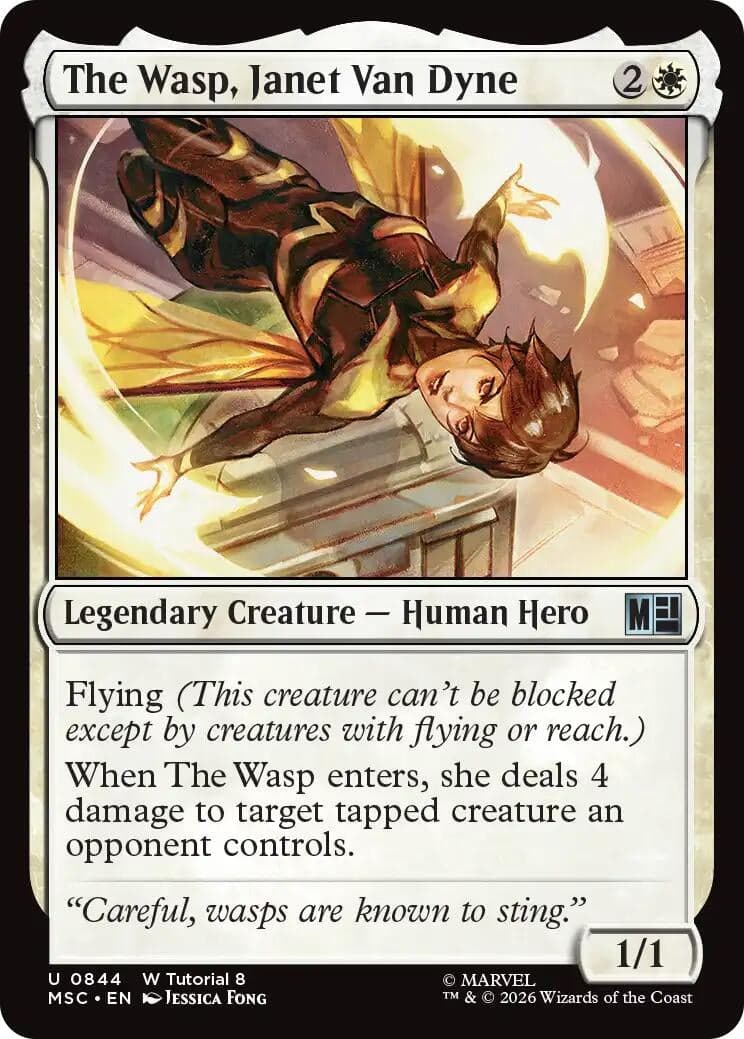 The Wasp, Janet Van Dyne (0844) (844) (Commander: Marvel Super Heroes) (MSC)