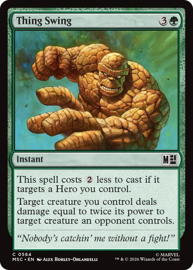Thing Swing (564) (Foil) (Commander: Marvel Super Heroes) (MSC)