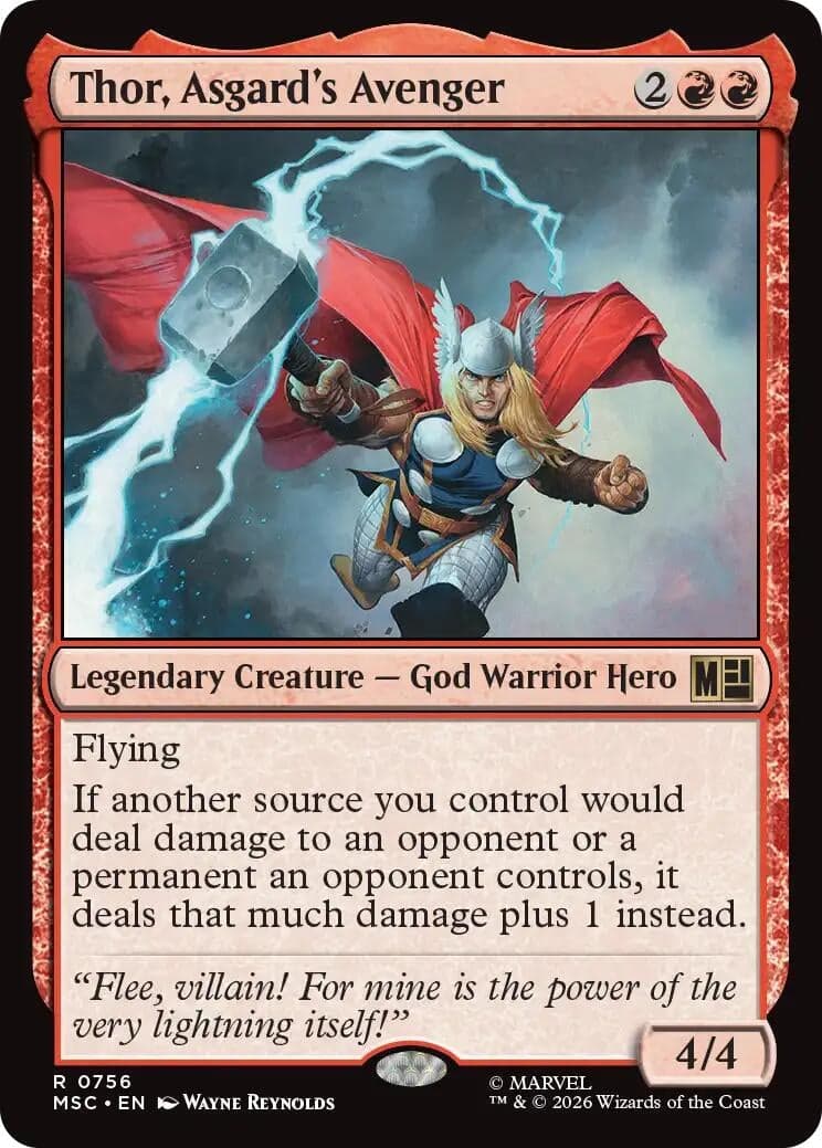 Thor, Asgard's Avenger (756) (Commander: Marvel Super Heroes) (MSC)