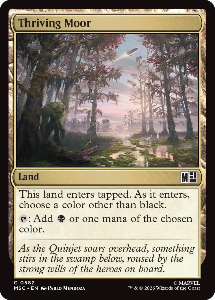 Thriving Moor (582) (Foil) (Commander: Marvel Super Heroes) (MSC)