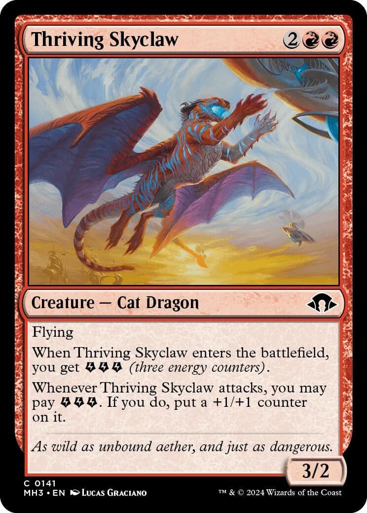 Thriving Skyclaw (141) (Foil) (Modern Horizons 3)