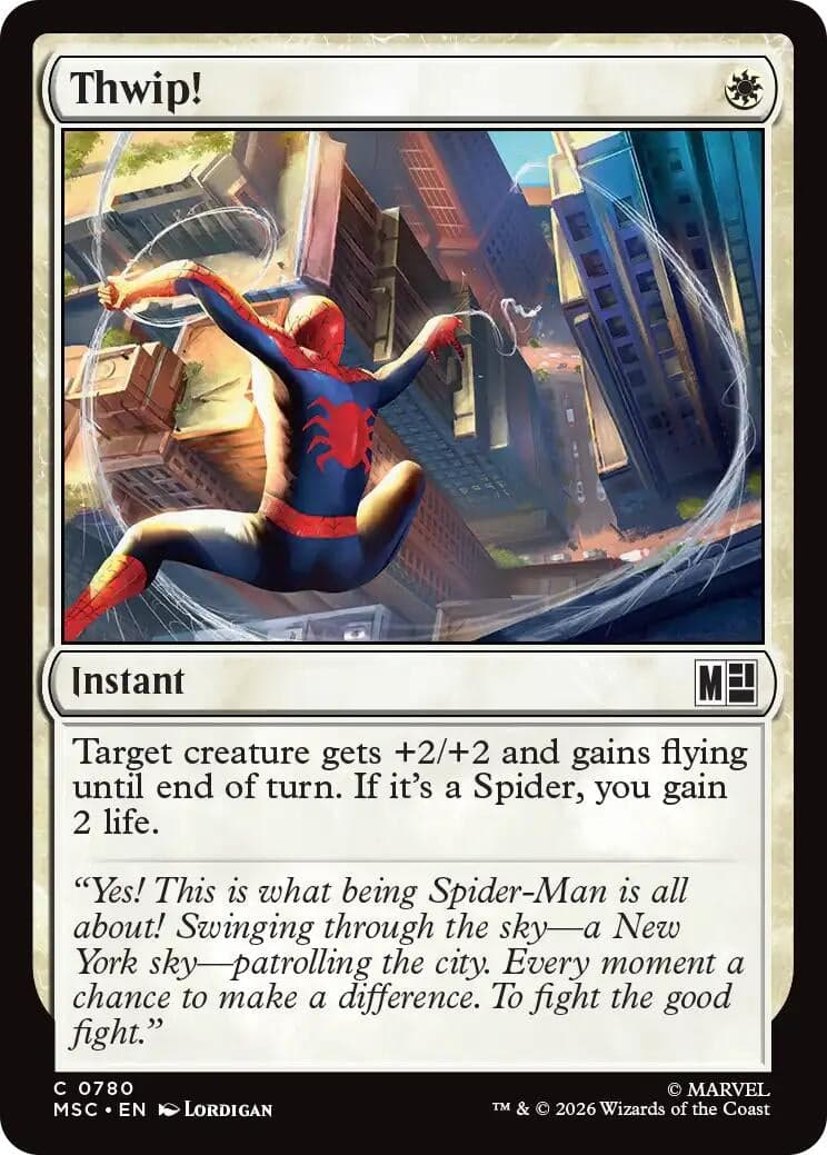 Thwip! (780) (Foil) (Commander: Marvel Super Heroes) (MSC)