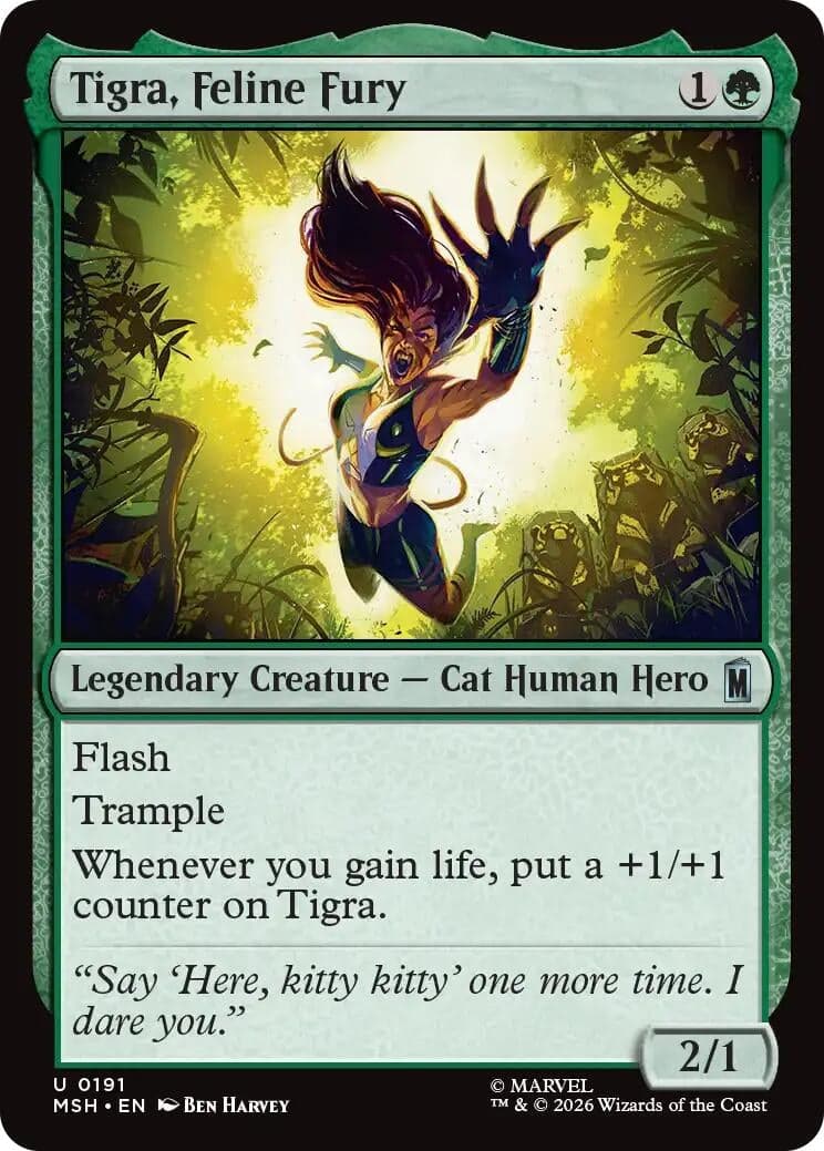 Tigra, Feline Fury (191) (Marvel Super Heroes) (MSH)