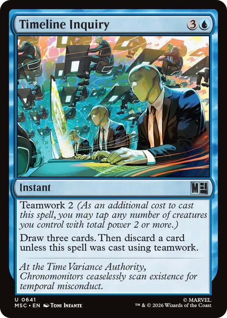 Timeline Inquiry (641) (Foil) (Commander: Marvel Super Heroes) (MSC)