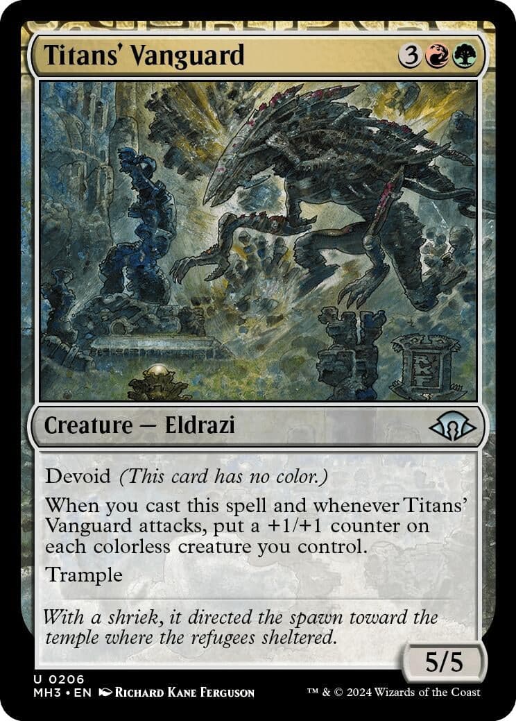 Titans' Vanguard (206) (Foil) (Modern Horizons 3)