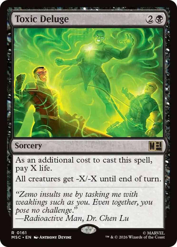 Toxic Deluge (161) (Commander: Marvel Super Heroes) (MSC)