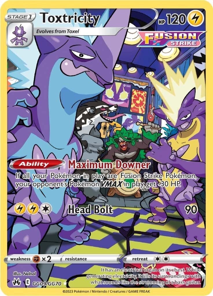 Toxtricity (GG09/GG70) (Crown Zenith: Galarian Gallery)