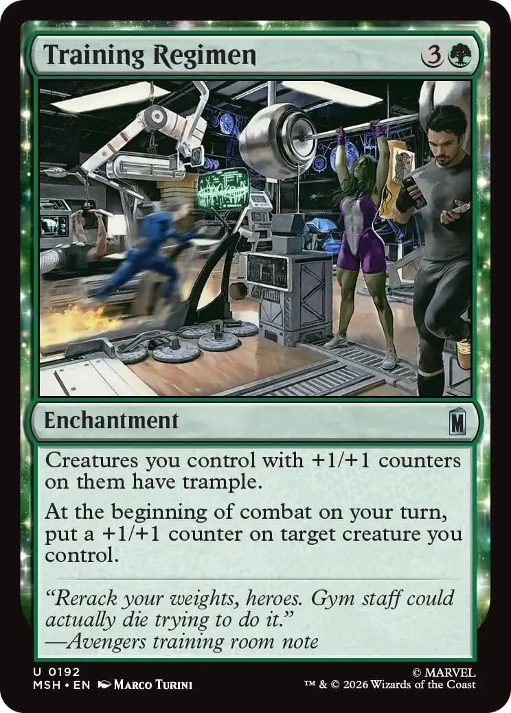 Training Regimen (192) (Foil) (Marvel Super Heroes) (MSH)