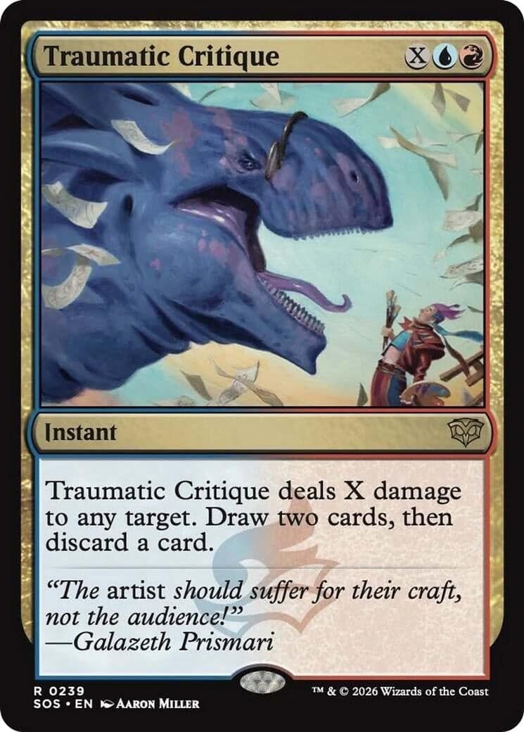 Traumatic Critique (239) (Foil) (Secrets of Strixhaven)