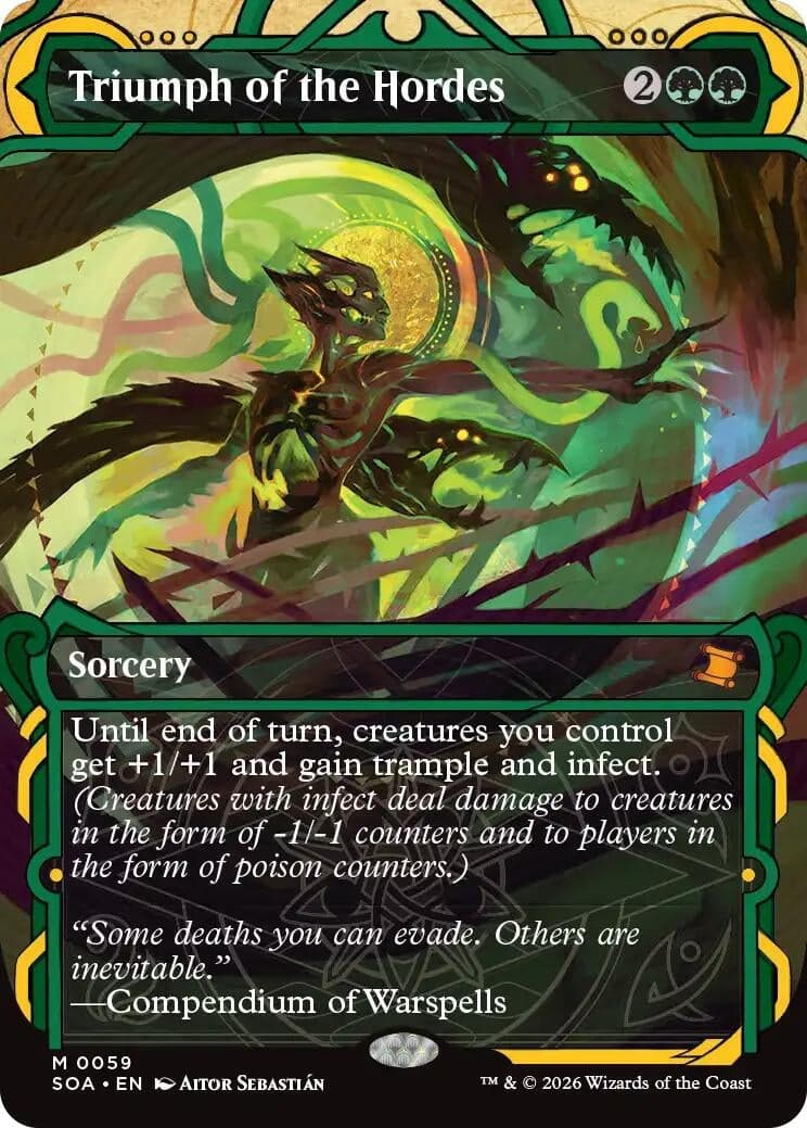 Triumph of the Hordes (59) (Foil) (Secrets of Strixhaven: Mystical Archive)