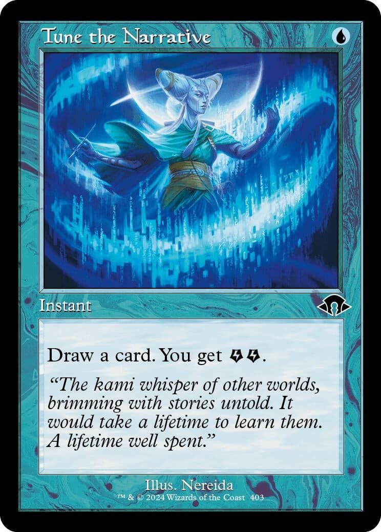 Tune the Narrative (Retro Frame) (403) (Foil) (Modern Horizons 3)