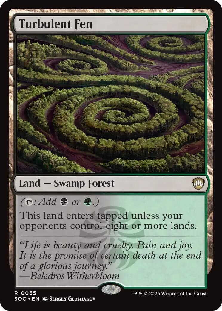 Turbulent Fen (55) (Commander: Secrets of Strixhaven)