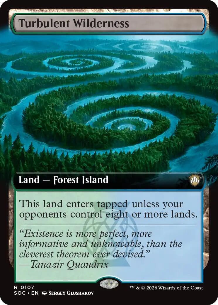 Turbulent Wilderness (Extended Art) (107) (Commander: Secrets of Strixhaven)
