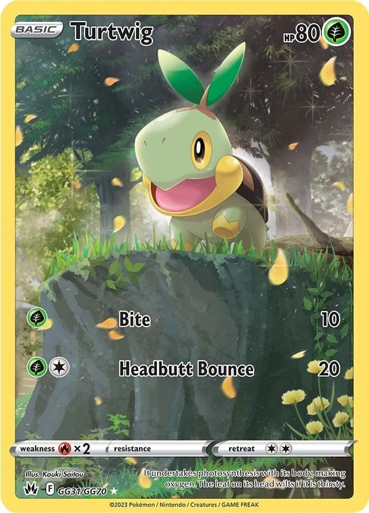 Turtwig (GG31/GG70) (Crown Zenith: Galarian Gallery)
