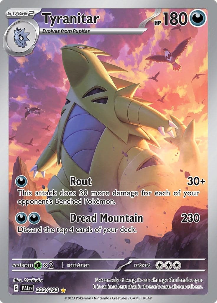 Tyranitar (222/193) (SV02: Paldea Evolved)