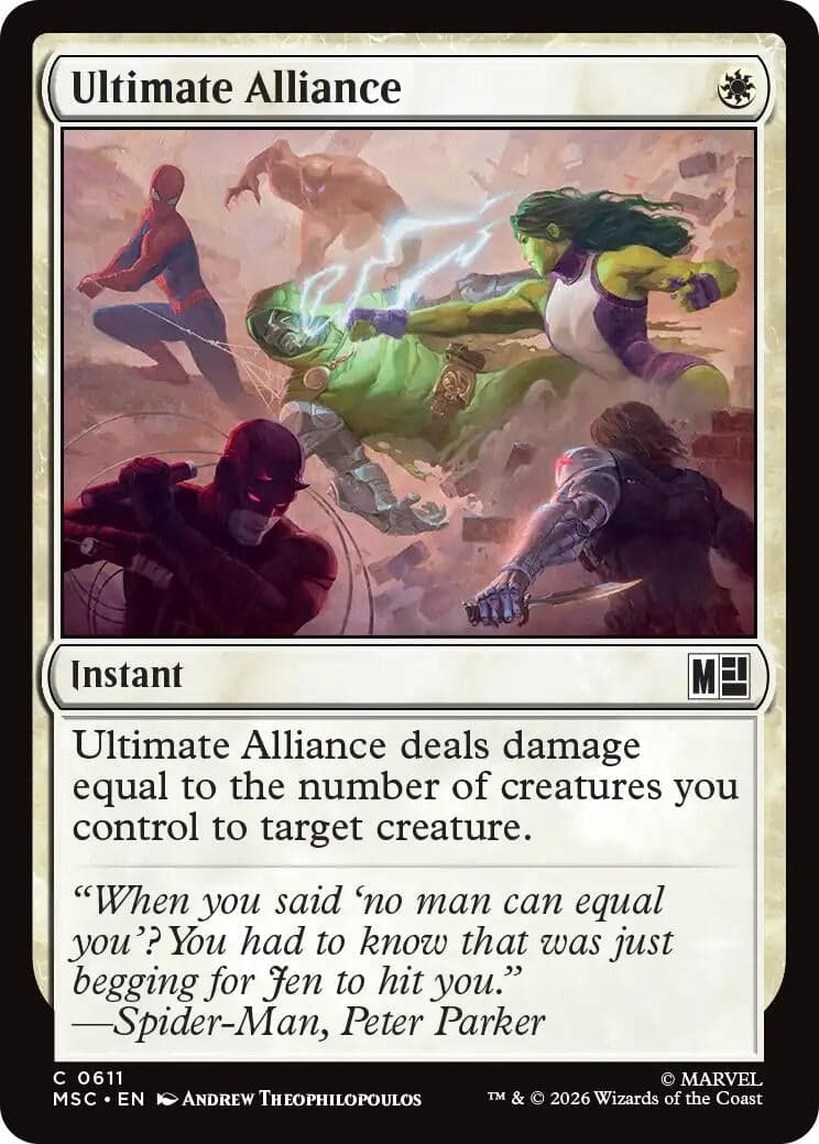 Ultimate Alliance (611) (Commander: Marvel Super Heroes) (MSC)