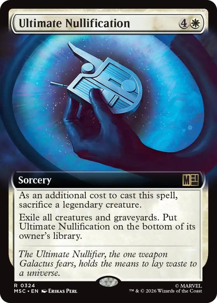 Ultimate Nullification (Extended Art) (324) (Commander: Marvel Super Heroes) (MSC)