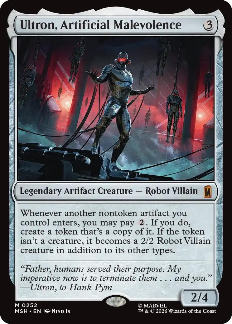 Ultron, Artificial Malevolence (252) (Marvel Super Heroes) (MSH)