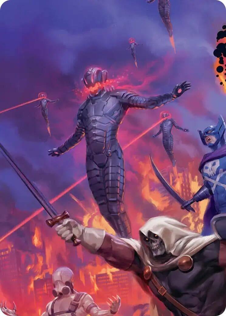 Ultron, Machine Overlord Art Card (7) (Art Series: Marvel Super Heroes) (AAMSH)