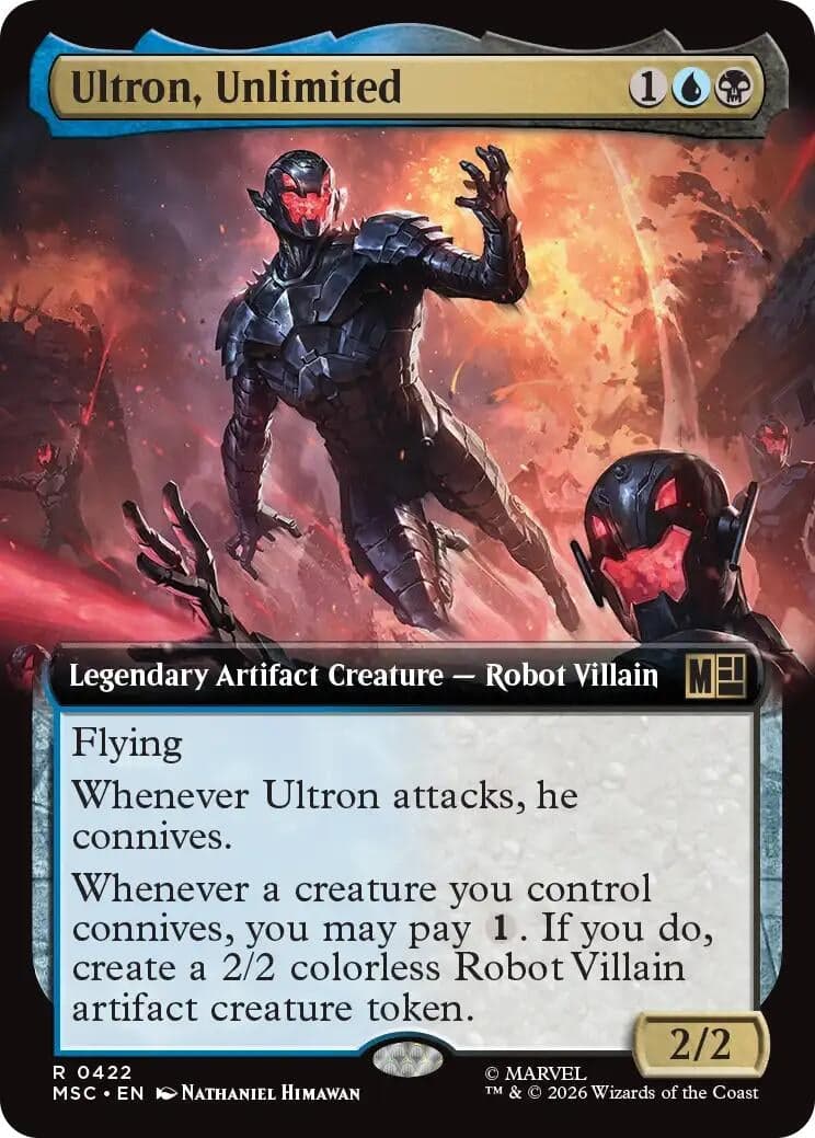 Ultron, Unlimited (Extended Art) (422) (Commander: Marvel Super Heroes) (MSC)