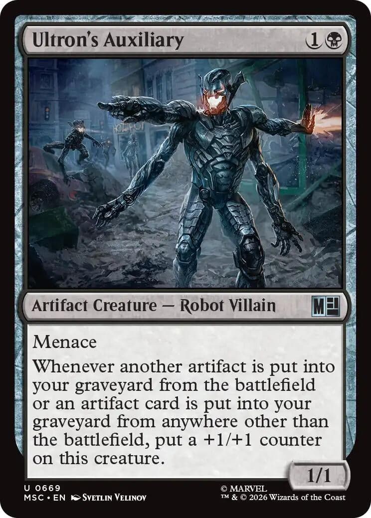 Ultron's Auxiliary (669) (Foil) (Commander: Marvel Super Heroes) (MSC)