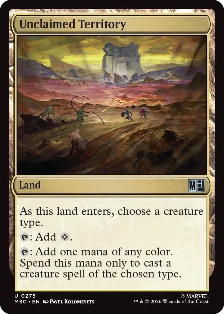 Unclaimed Territory (275) (Commander: Marvel Super Heroes) (MSC)