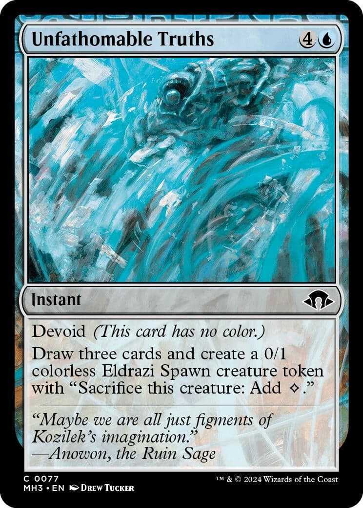Unfathomable Truths (77) (Foil) (Modern Horizons 3)