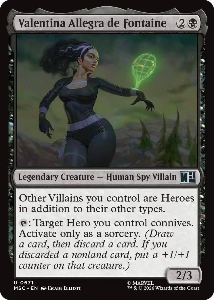 Valentina Allegra de Fontaine (671) (Commander: Marvel Super Heroes) (MSC)