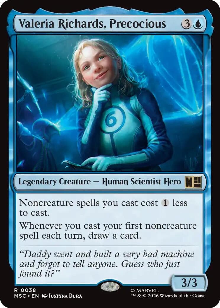 Valeria Richards, Precocious (38) (Commander: Marvel Super Heroes) (MSC)