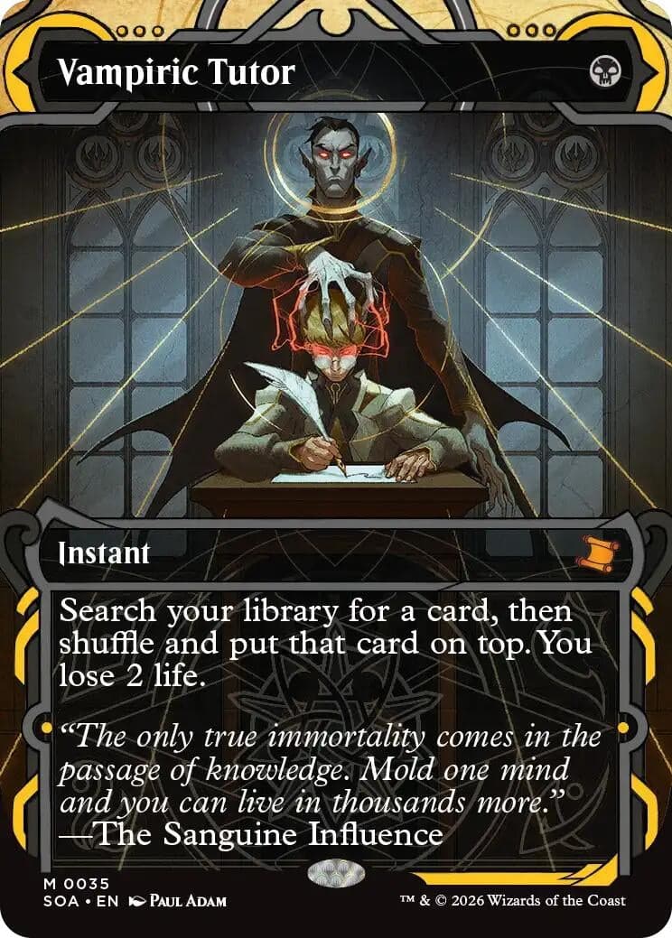 Vampiric Tutor (35) (Foil) (Secrets of Strixhaven: Mystical Archive)