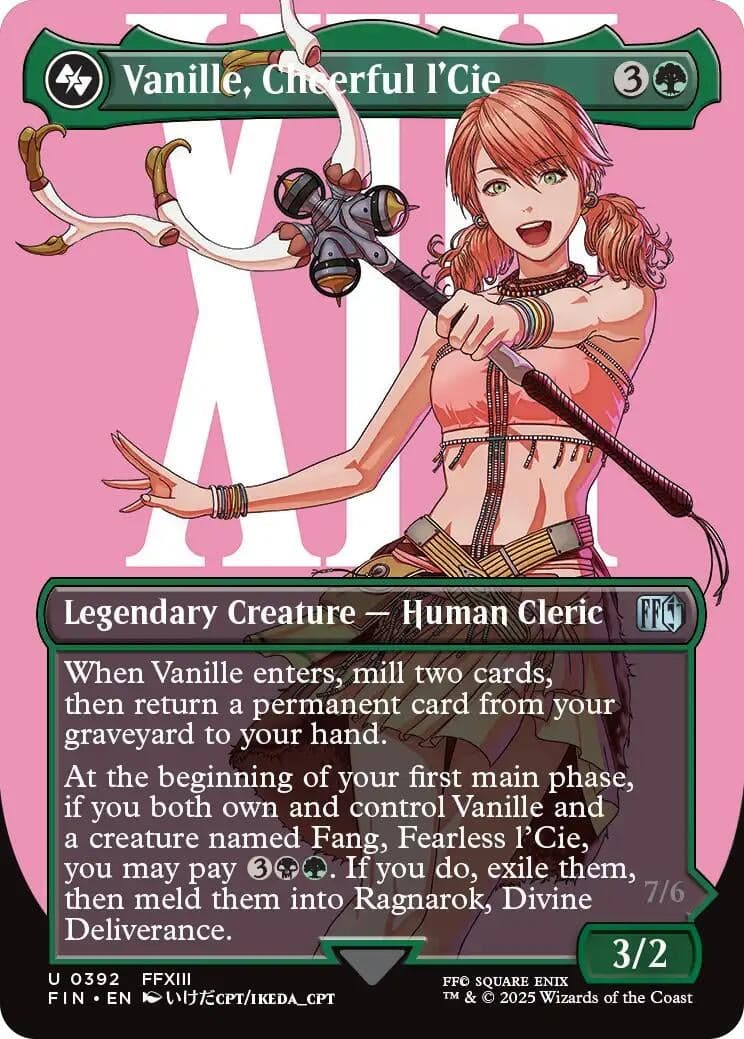 Vanille, Cheerful l'Cie (Borderless) (392) (FINAL FANTASY)