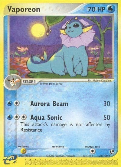 Vaporeon (25/100) (Sandstorm)
