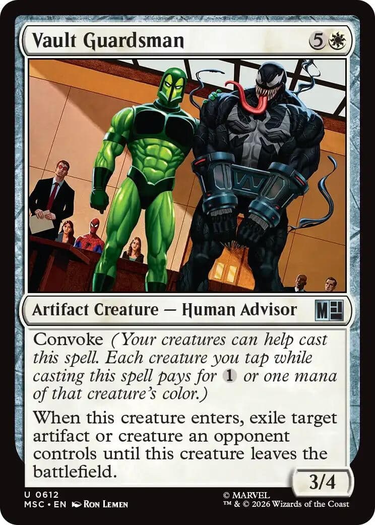 Vault Guardsman (612) (Foil) (Commander: Marvel Super Heroes) (MSC)