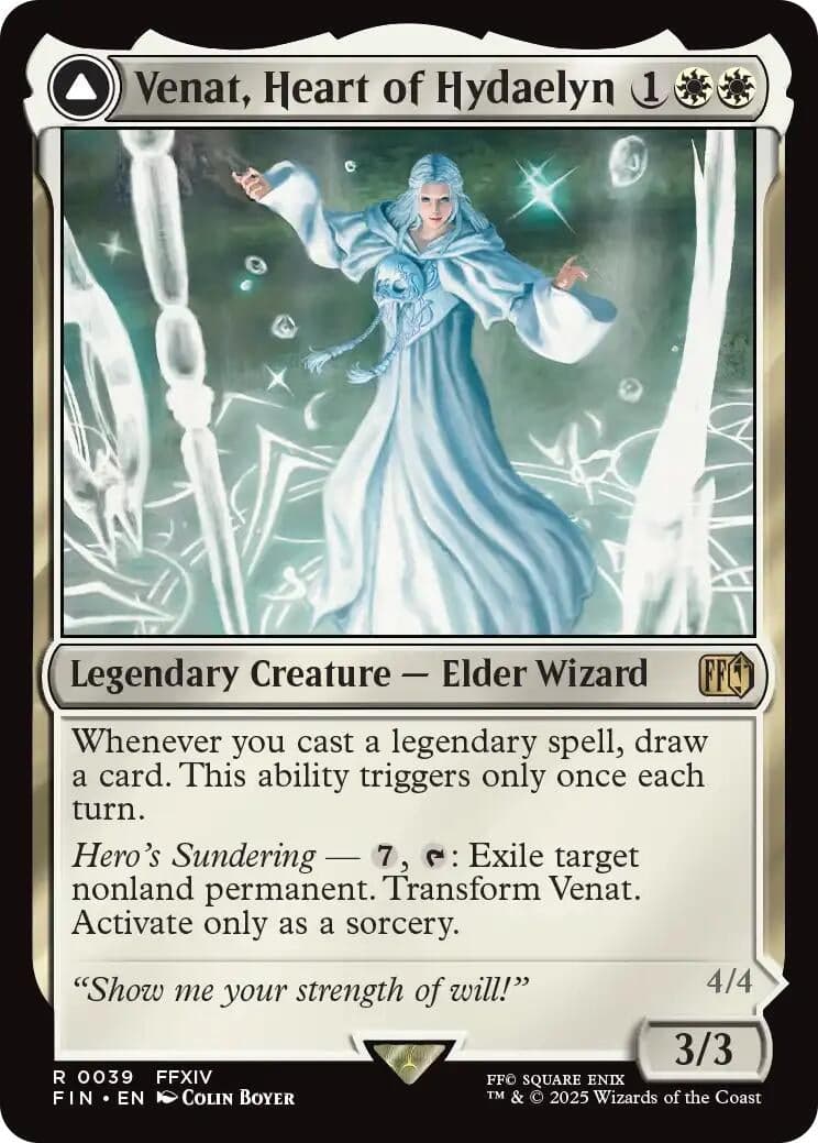 Venat, Heart of Hydaelyn (39) (Foil) (FINAL FANTASY)
